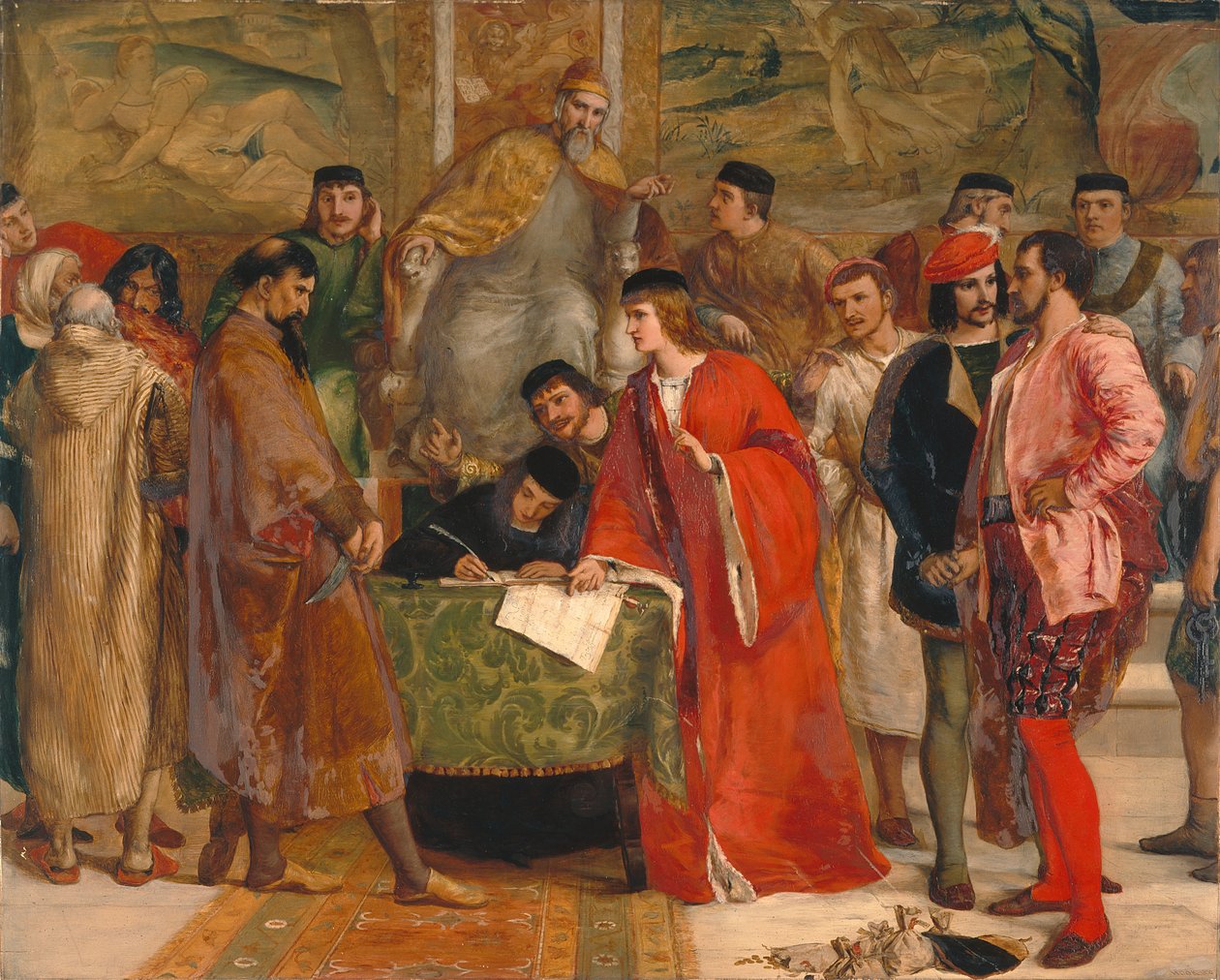 La derrota de Shylock de James Clarke Hook