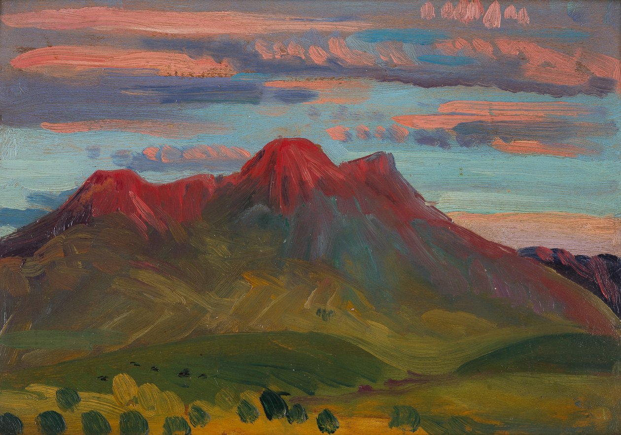 Atardecer en Arenig, c.1911-12 de James Dickson Innes