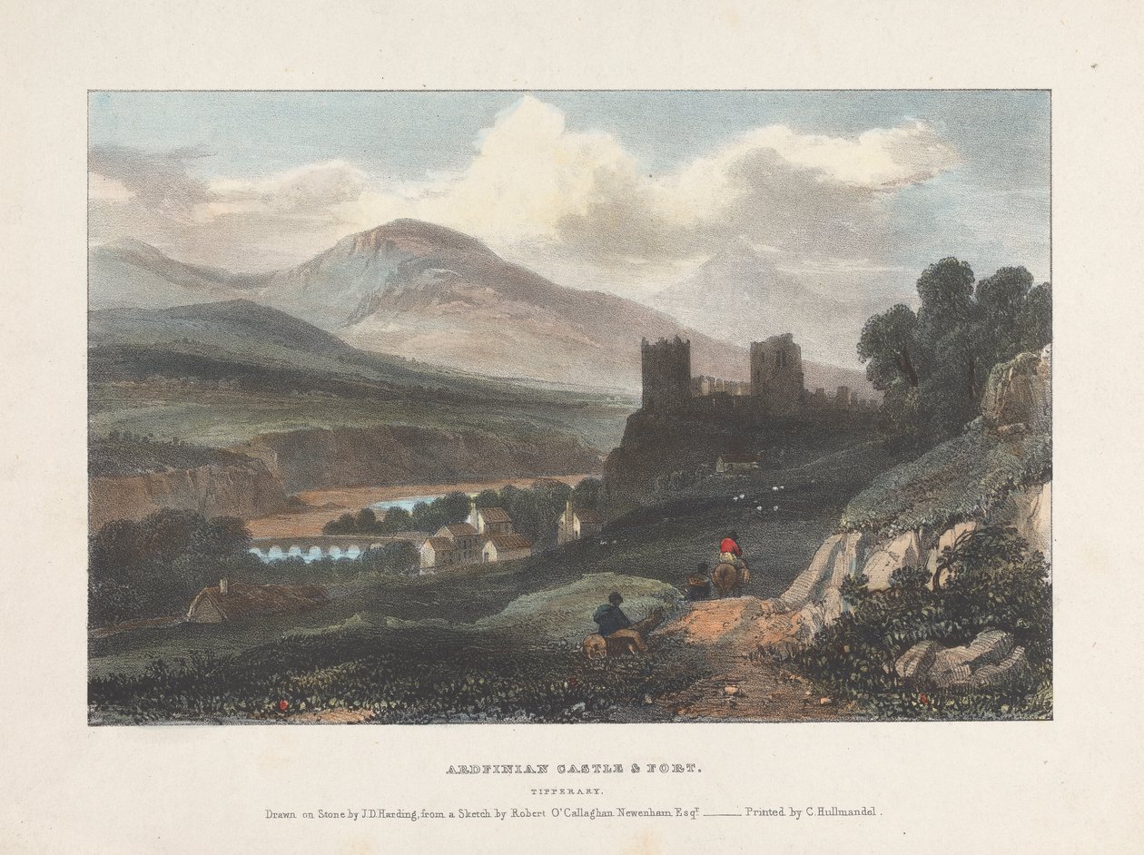 Castillo de Ardfinian y Fuerte de Tipperary de James Duffield Harding