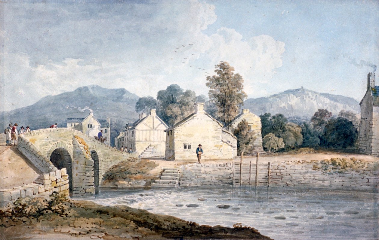 Entrada a Keswick, Cumberland de James Duffield Harding