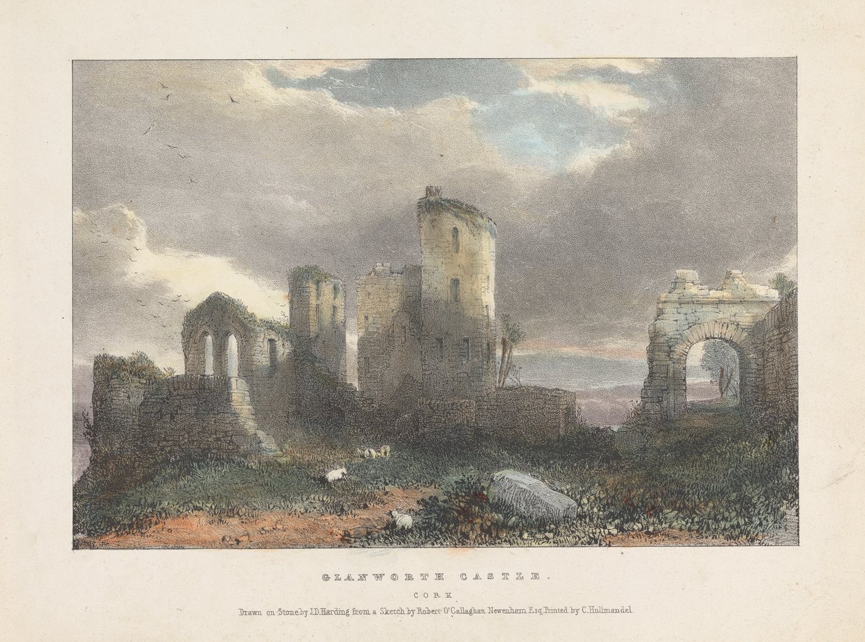 Castillo de Glanworth de James Duffield Harding