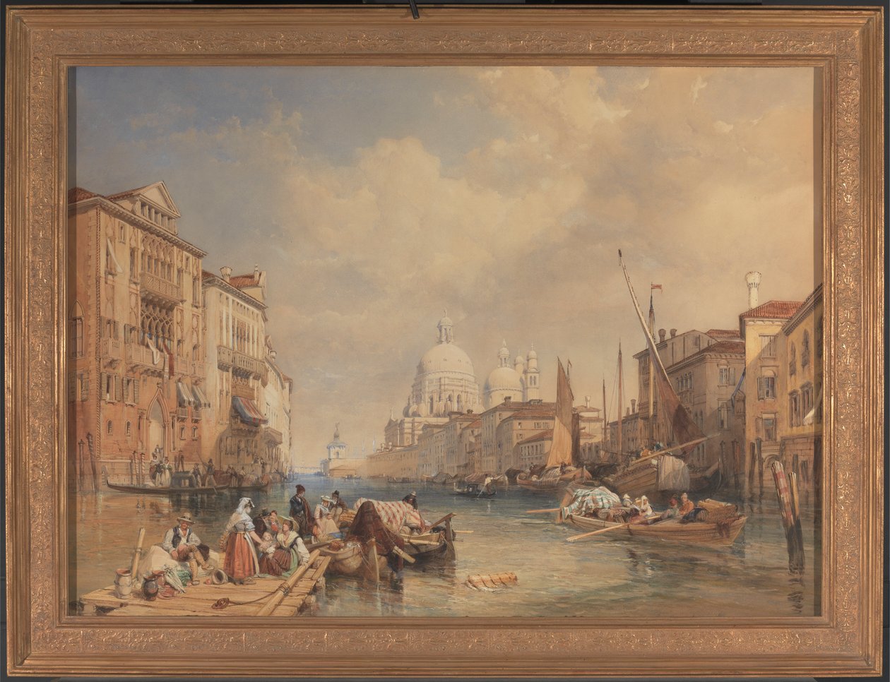 El Gran Canal de Venecia de James Duffield Harding