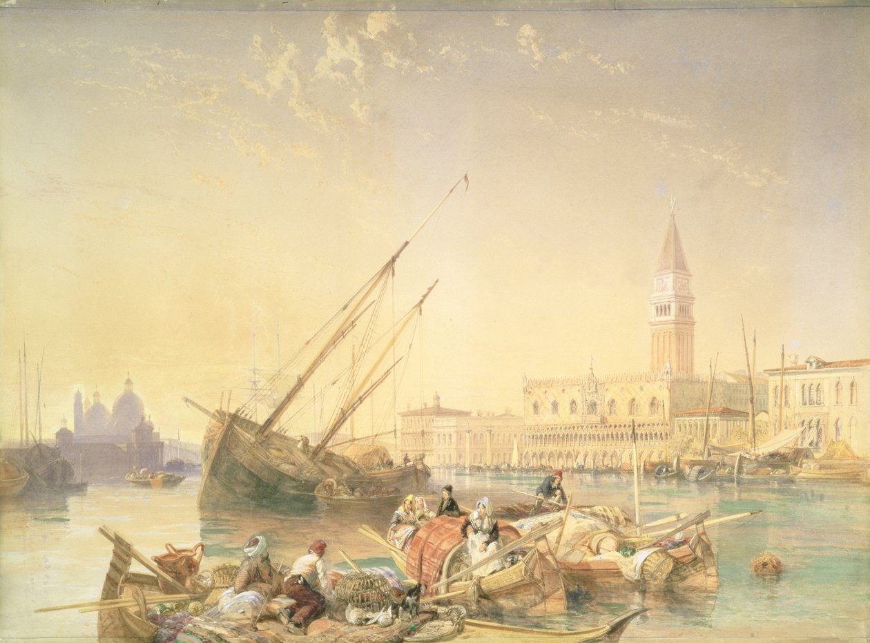 El Gran Canal, Venecia de James Duffield Harding