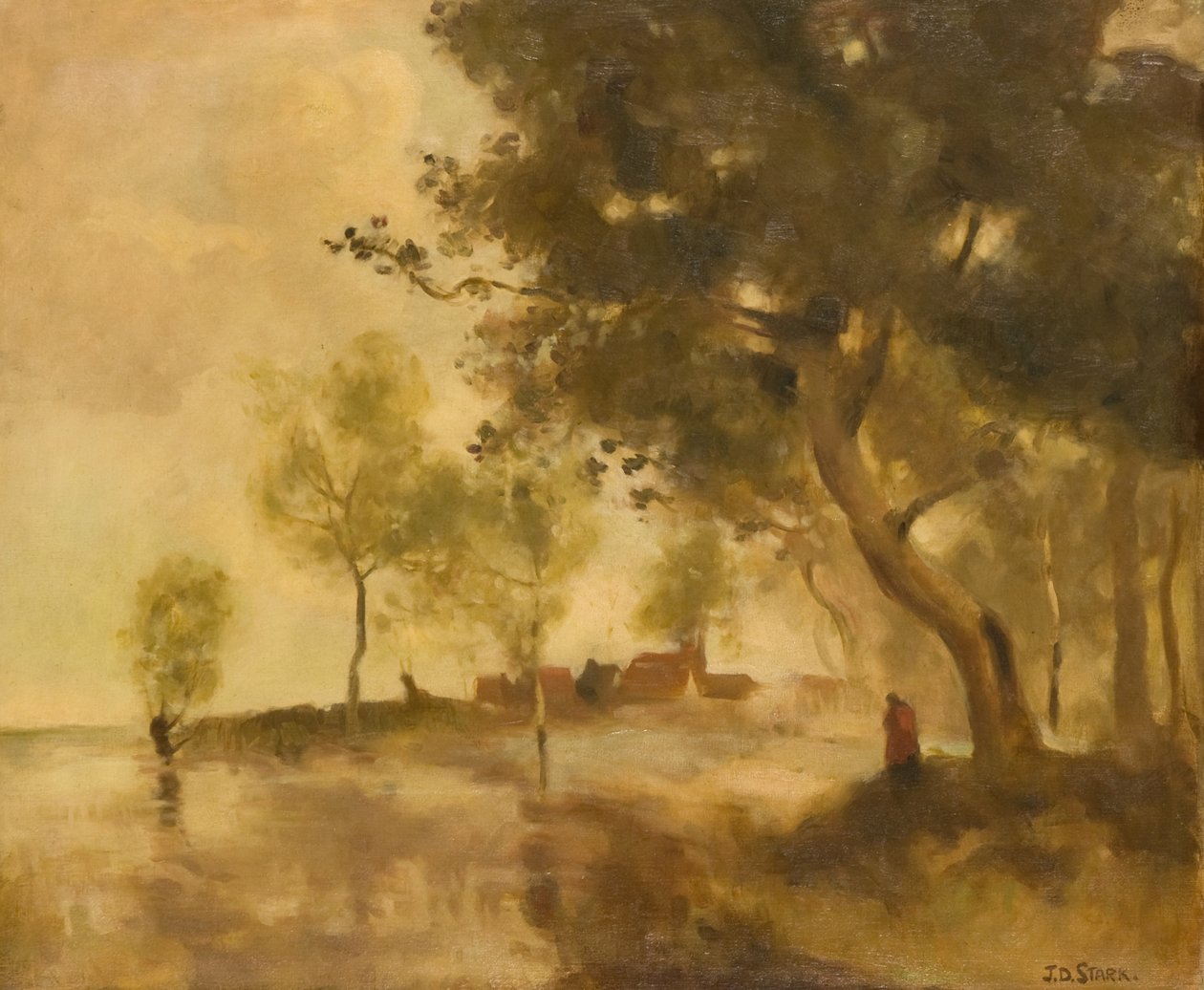 Paisaje, c.1915 (óleo sobre lienzo) de James Duncan Stark