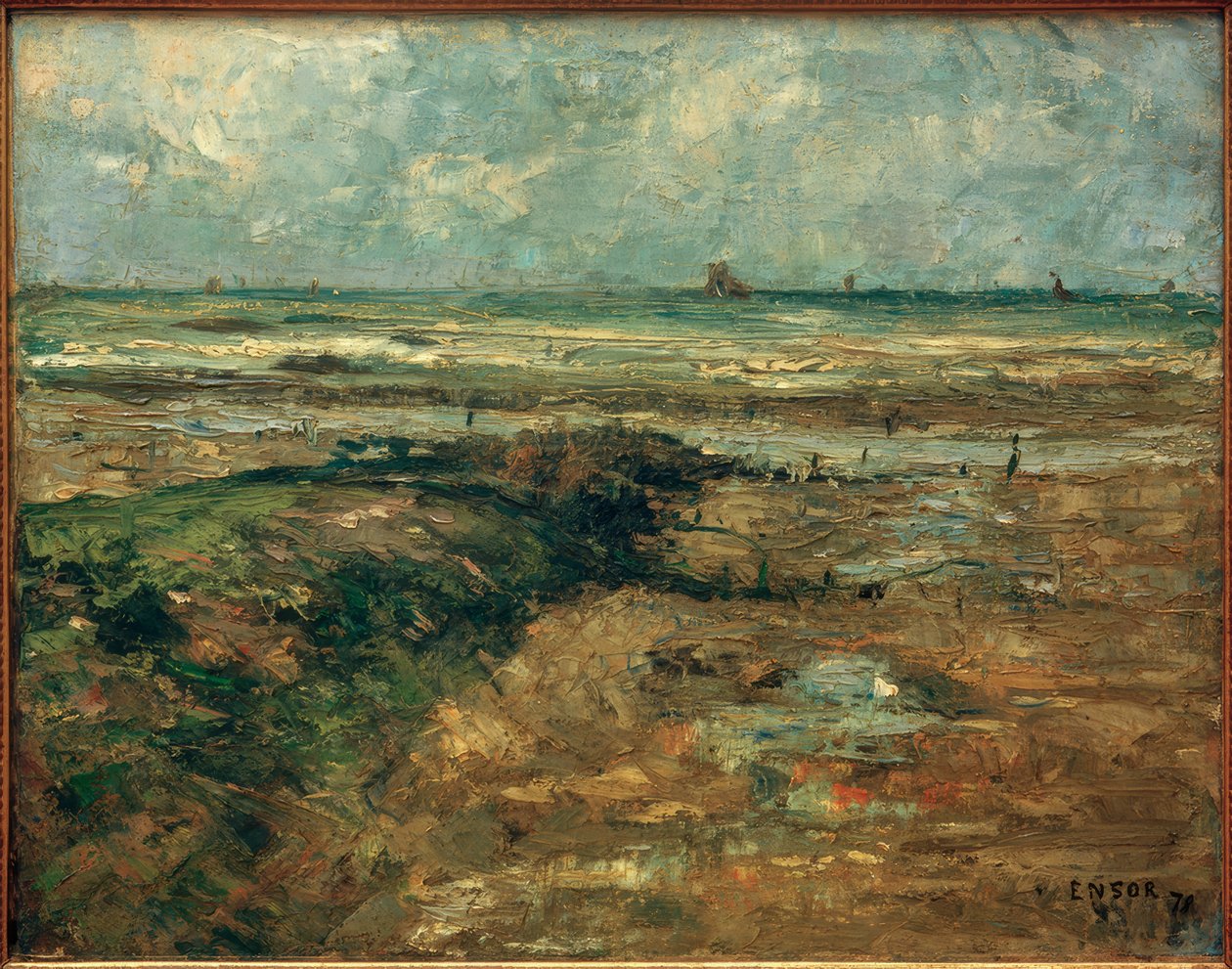 El rompeolas de James Sidney Ensor