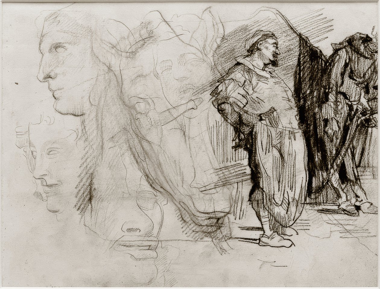 Don Quijote y cabeza de caballo de James Sidney Ensor