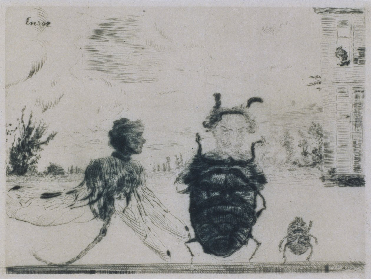 Insectos peculiares de James Ensor
