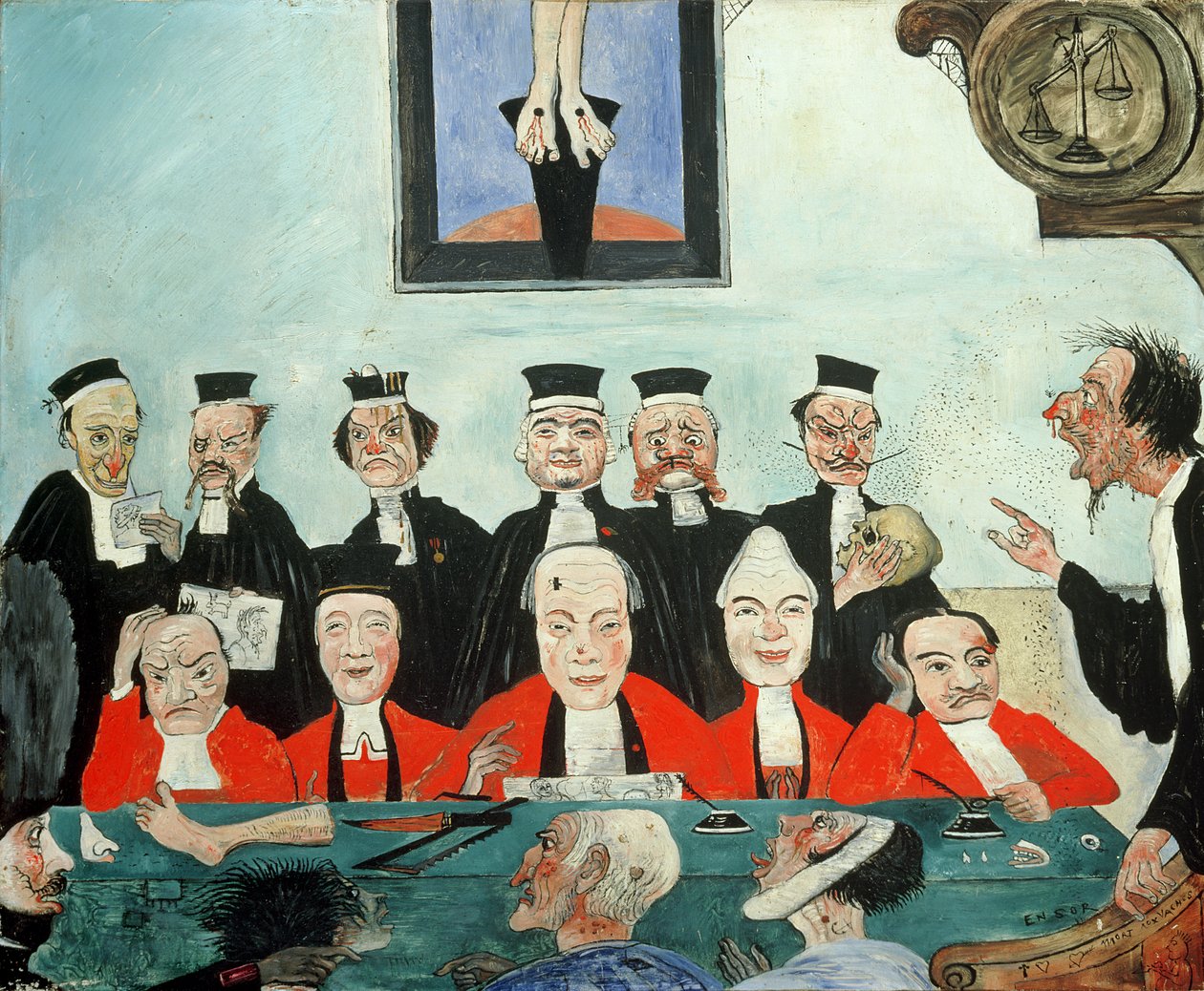 Los buenos jueces de James Ensor