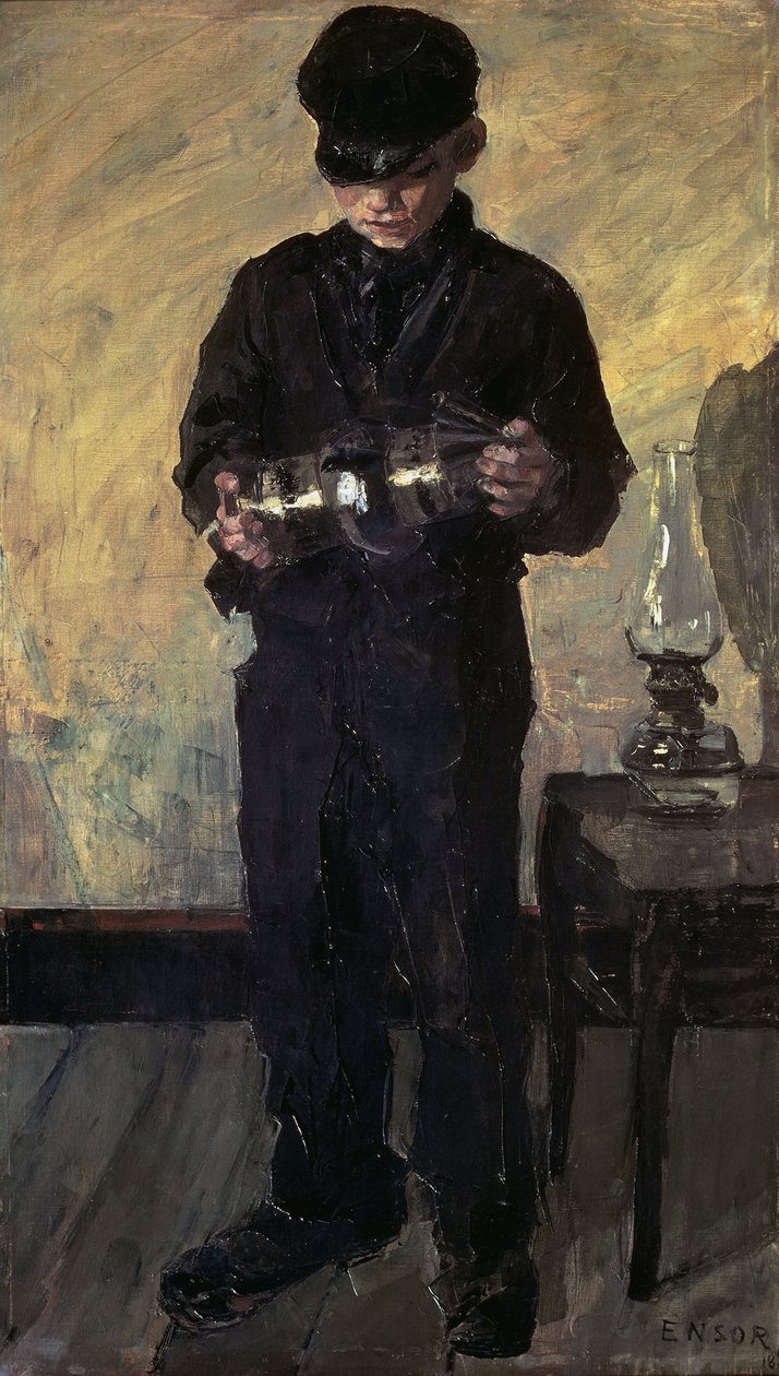 El farolero (The Lamplighter) de James Ensor