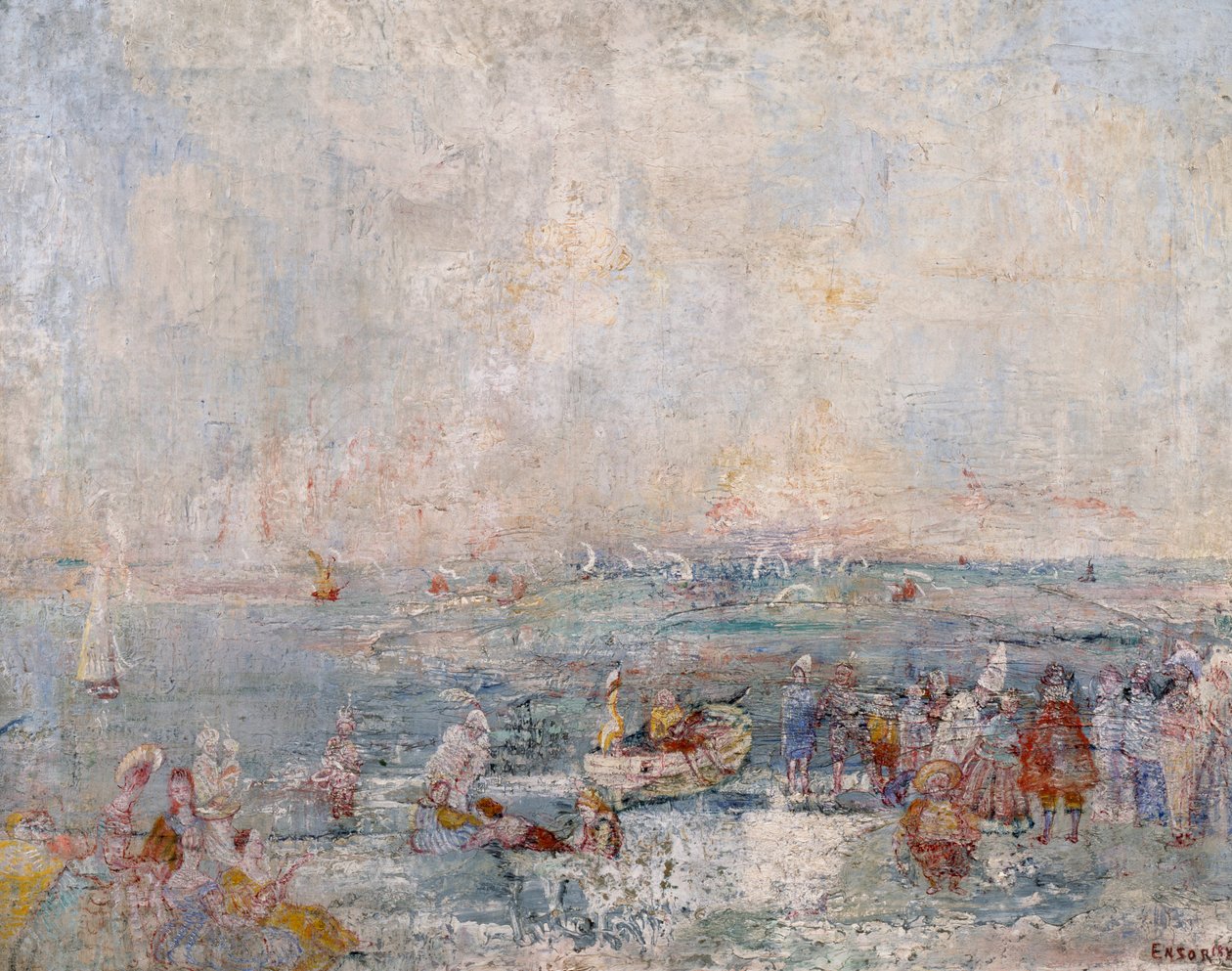 El carnaval en la playa de James Ensor