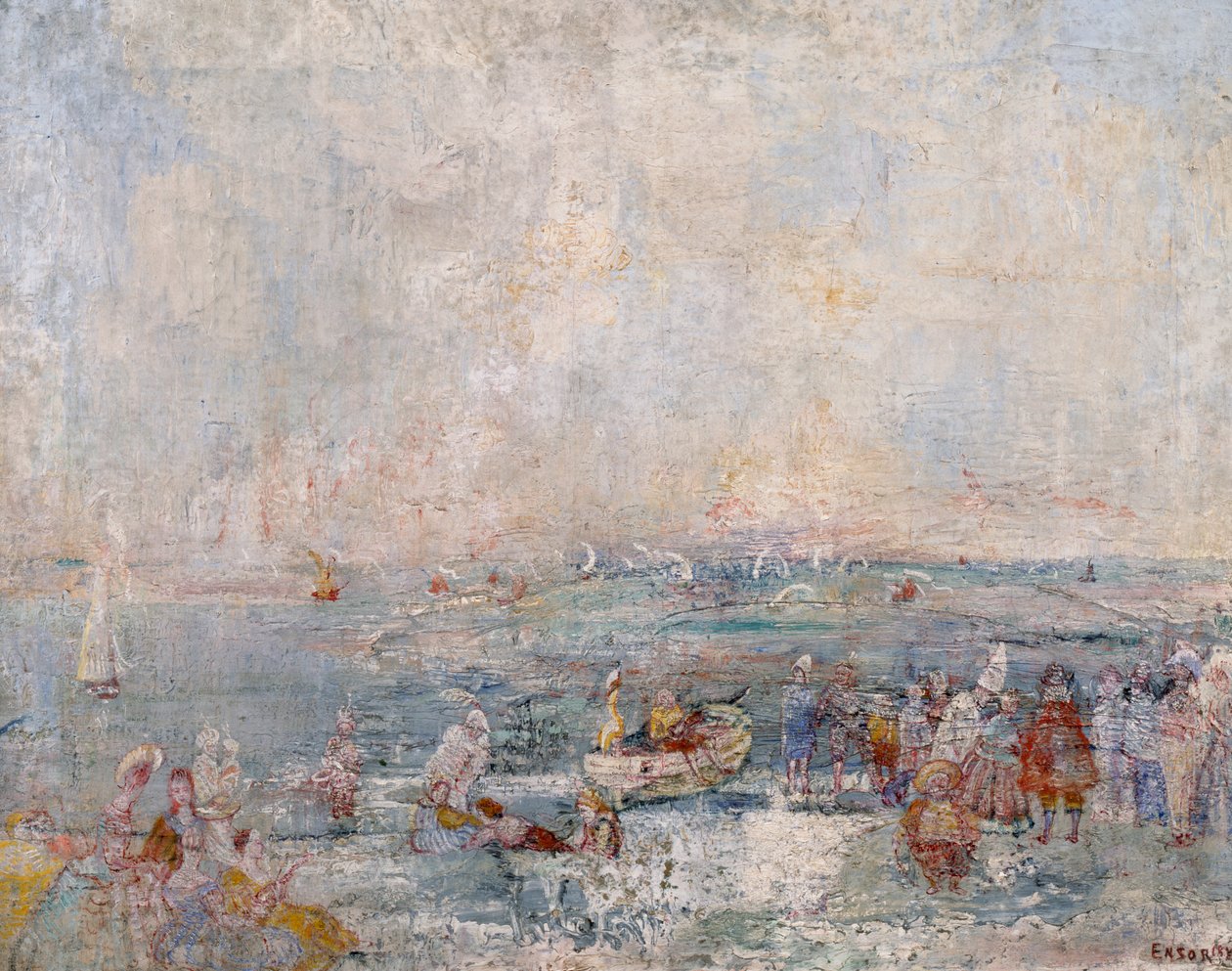 El carnaval en la playa de James Ensor