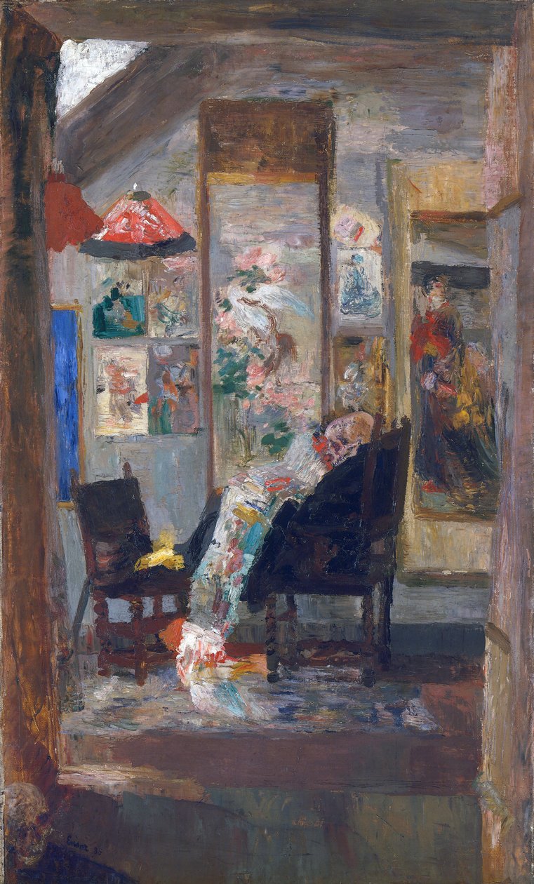 esqueleto con chinoiseries alrededor de James Ensor