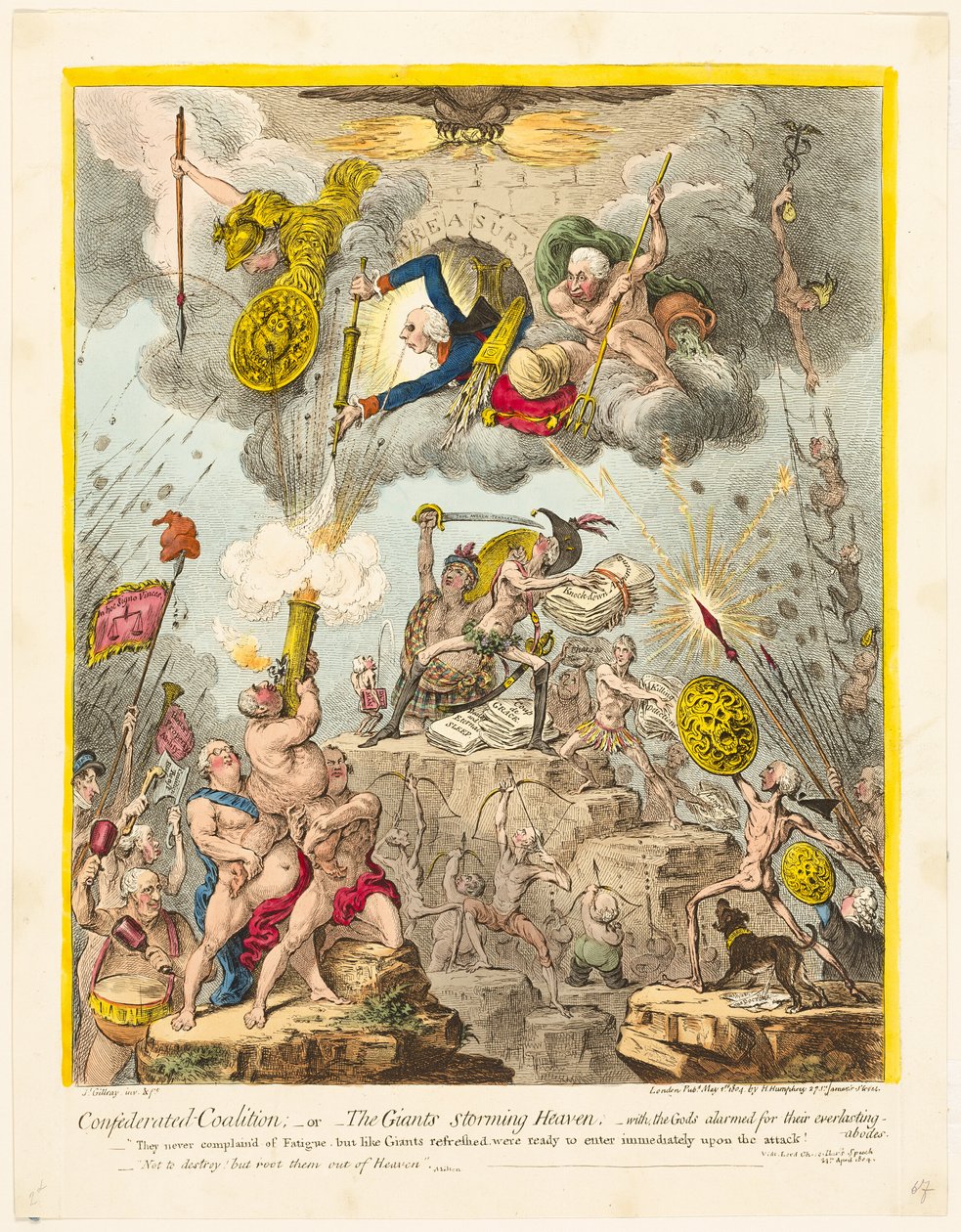 Coalición confederada de James Gillray