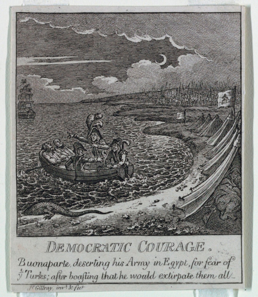 Democracia, o un Boceto de James Gillray
