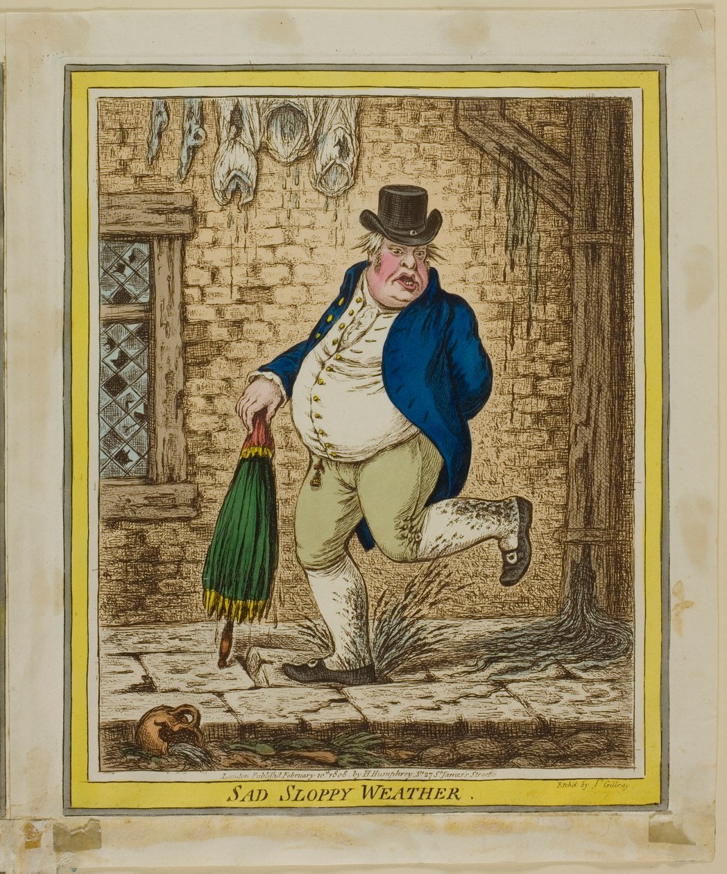 Clima triste y descuidado de James Gillray