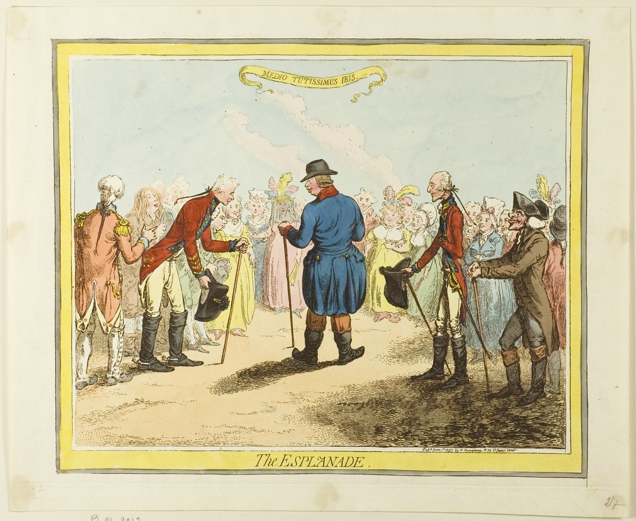 The Esplanade de James Gillray