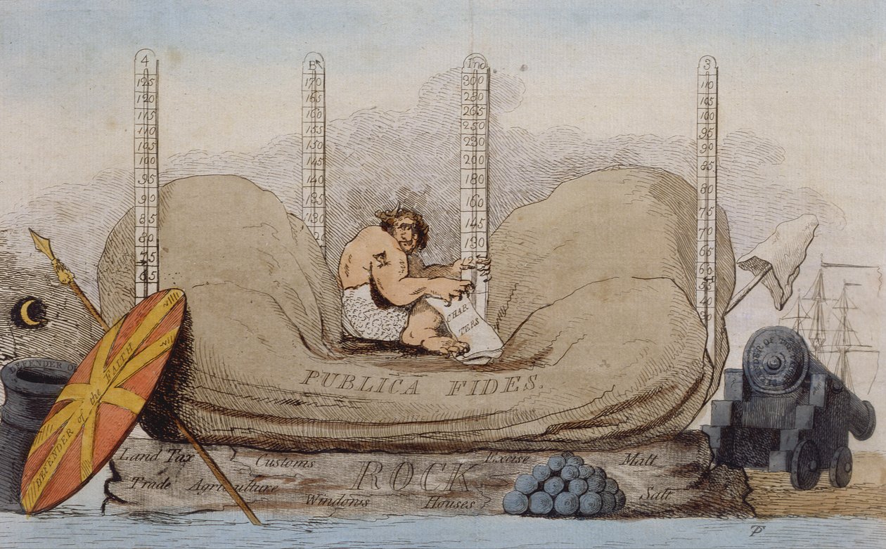 El íncubo, 1784 de James Gillray
