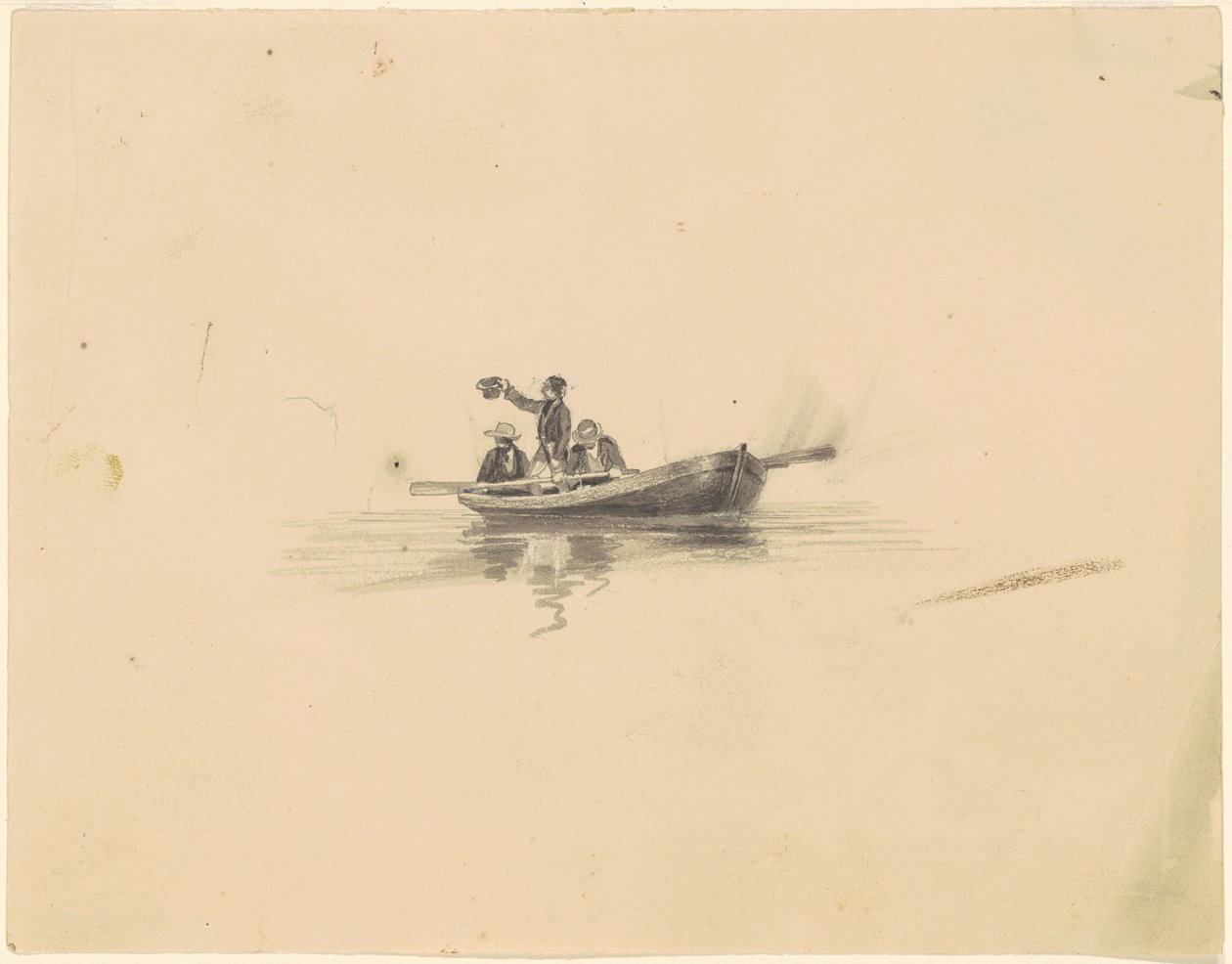 Hombres en un bote de remos de James Goodwyn Clonney