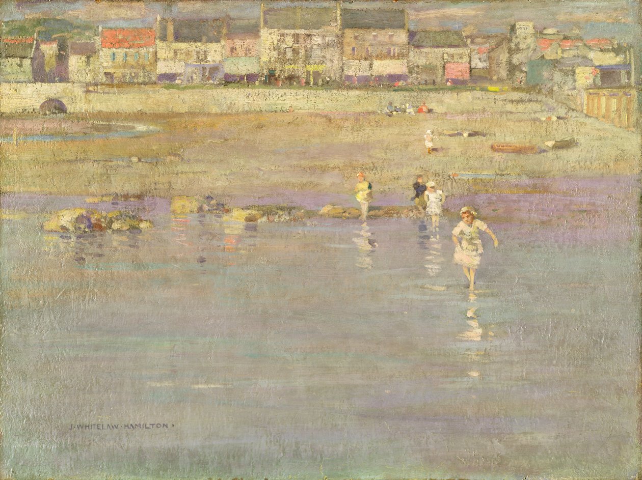 Marea menguante, c.1896 de James Hamilton