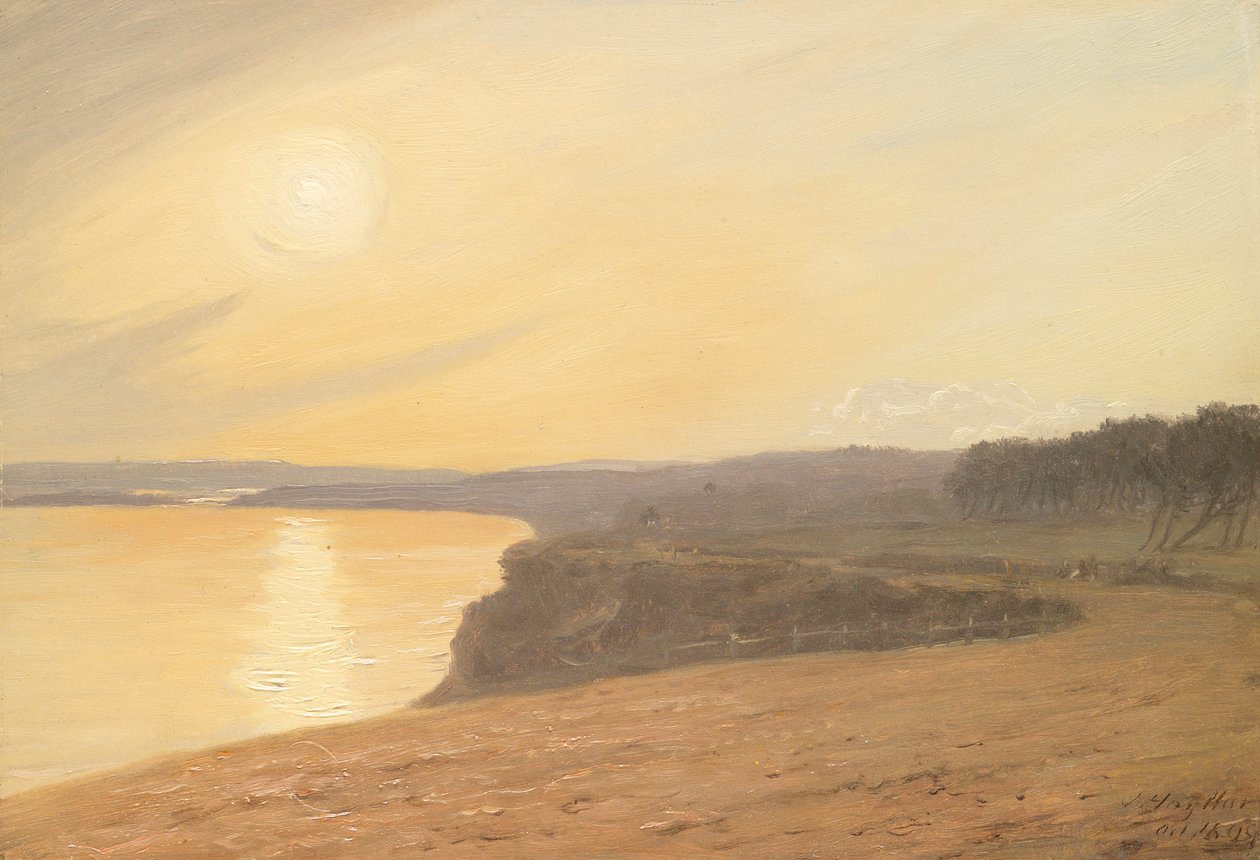 Atardecer, cerca de Bournemouth, 1899 de James Hayllar