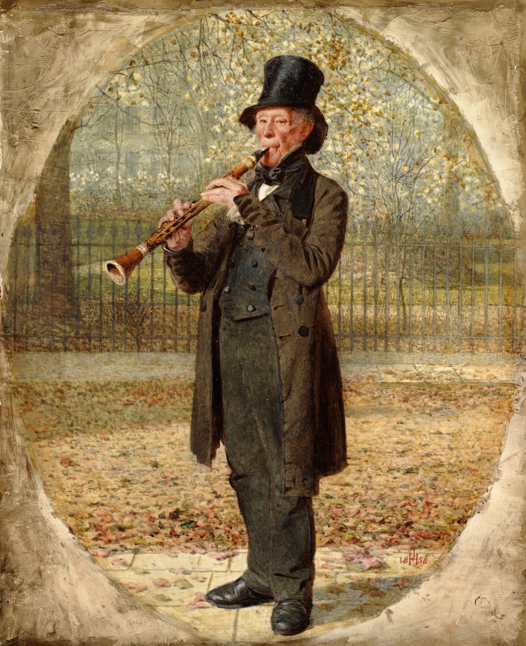 El trovador errante, 1858 de James Hayllar