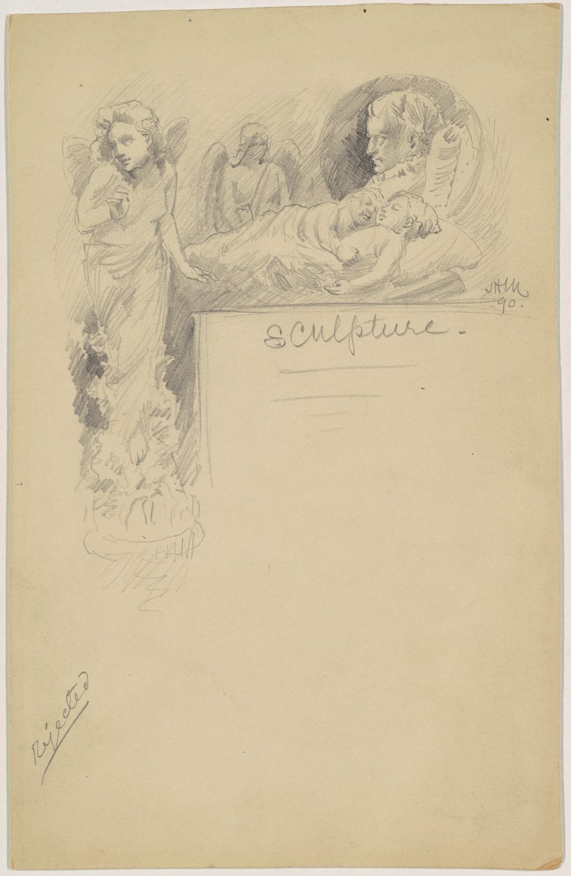 Estudio para "Escultura" de James Henry Moser