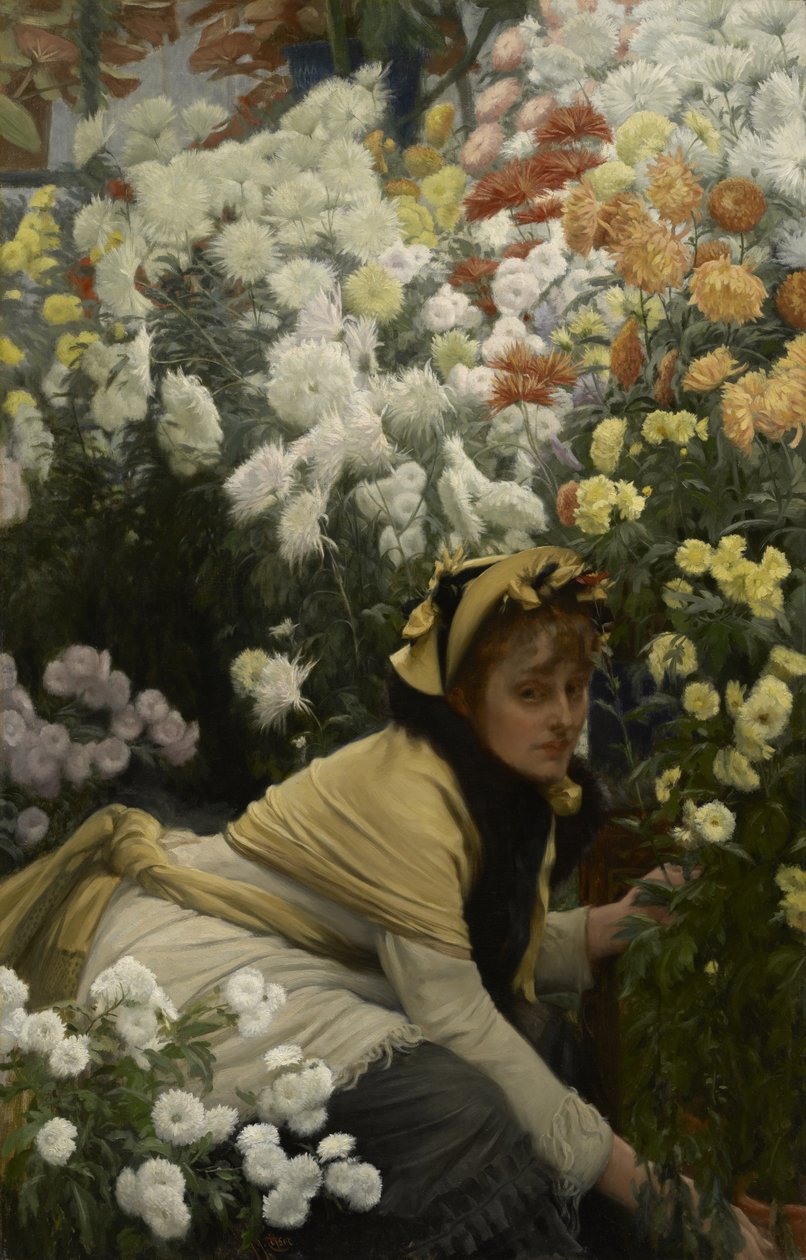 Crisantemos de James Jacques Joseph Tissot