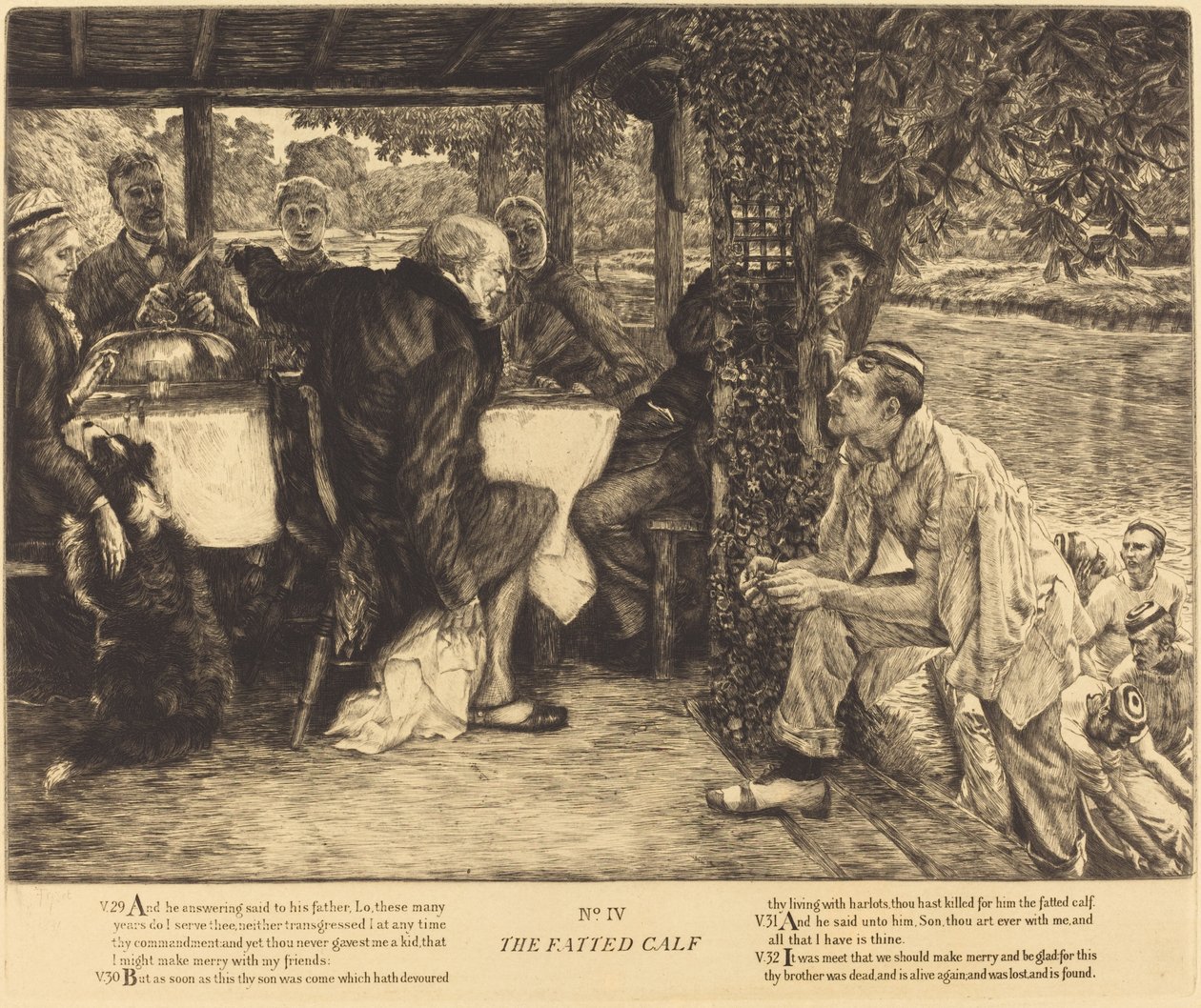 El becerro gordo de James Jacques Joseph Tissot