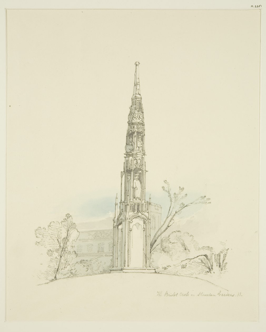 Cruz Alta de Bristol en los Jardines de Stourhead de James Johnson