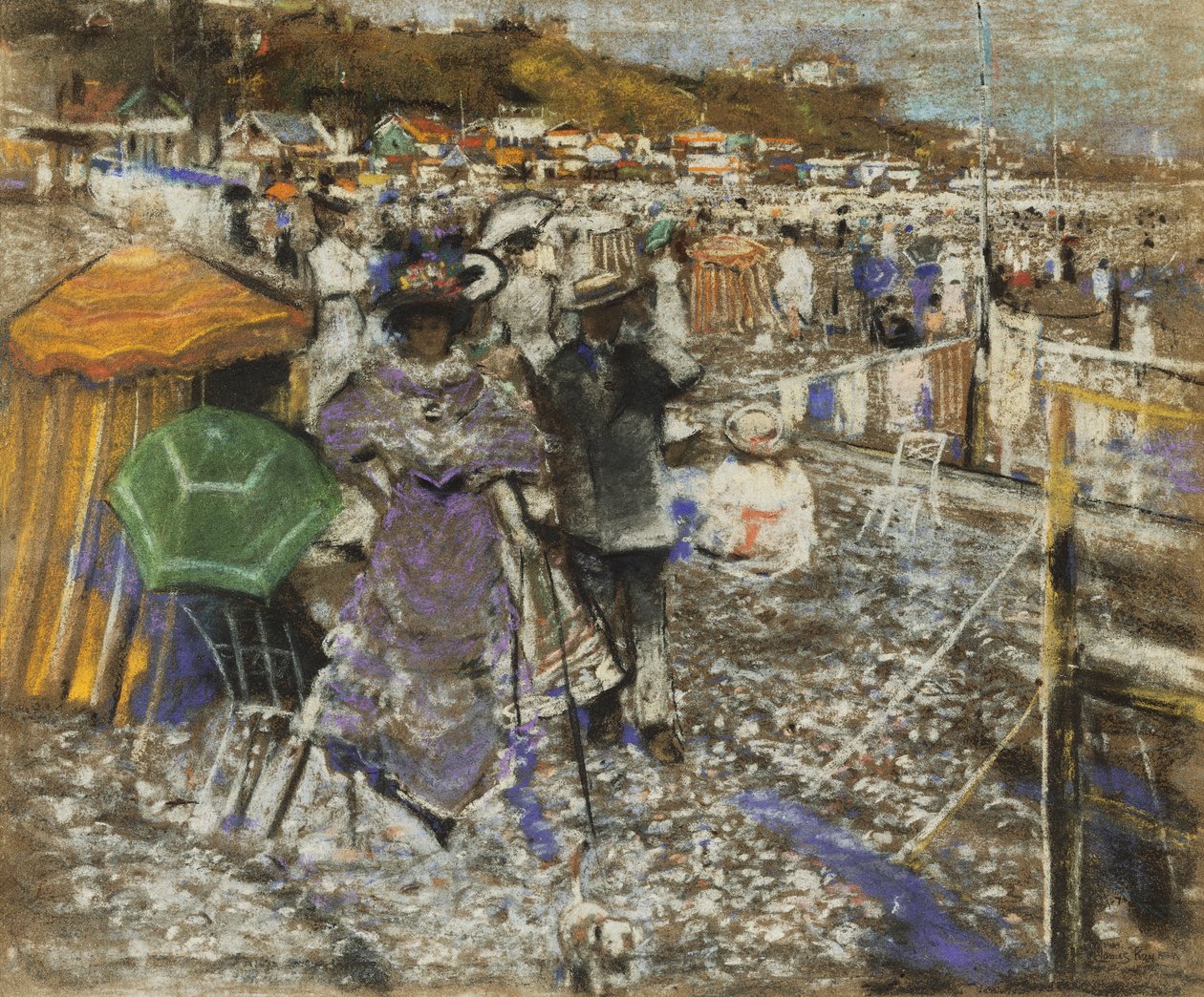 En la playa; Día festivo de James Kay