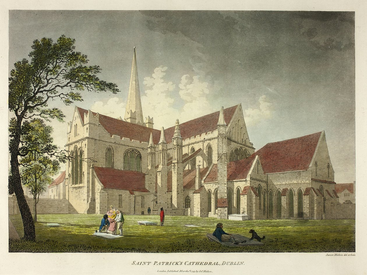 Catedral de San Patricio, Dublín de James Malton