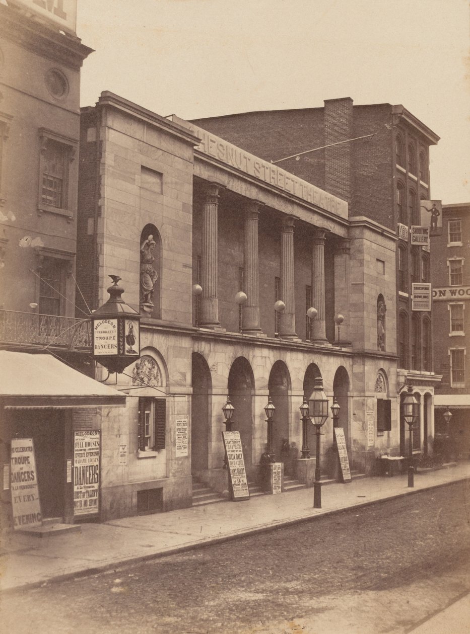 Teatro Chesnut Street, Filadelfia de James McClees