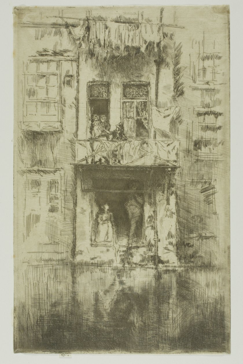 Balcón, Ámsterdam de James Abbott McNeill Whistler