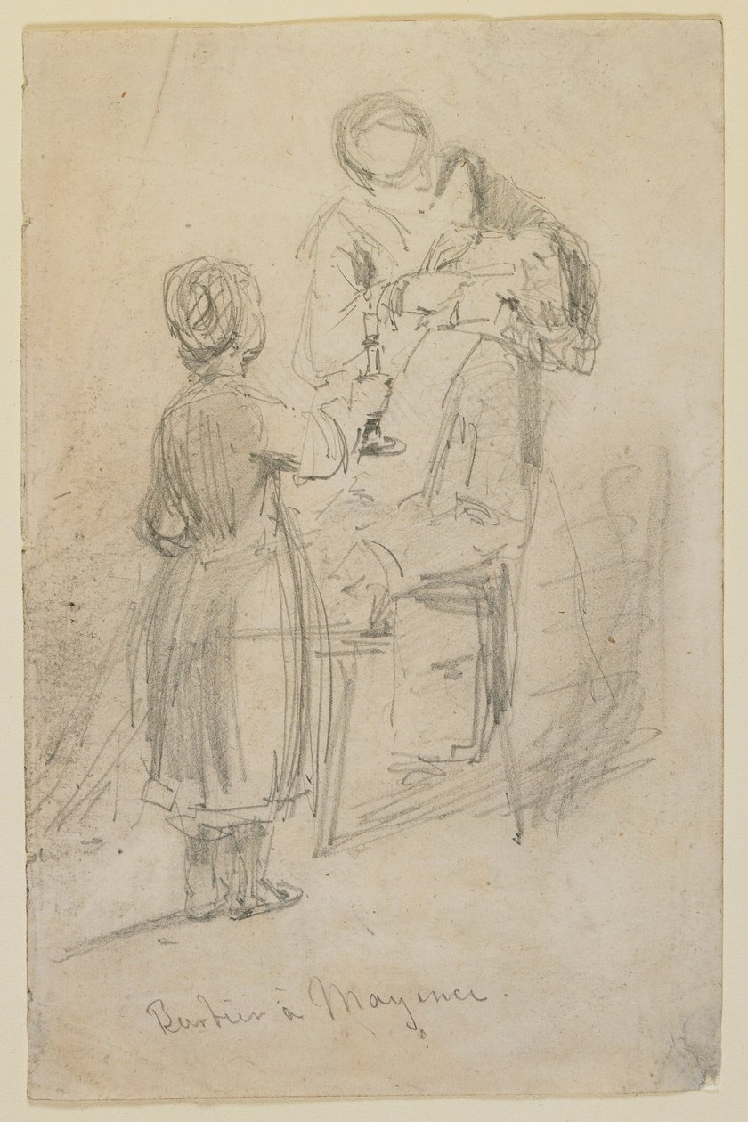 Barbero en Maguncia de James Abbott McNeill Whistler