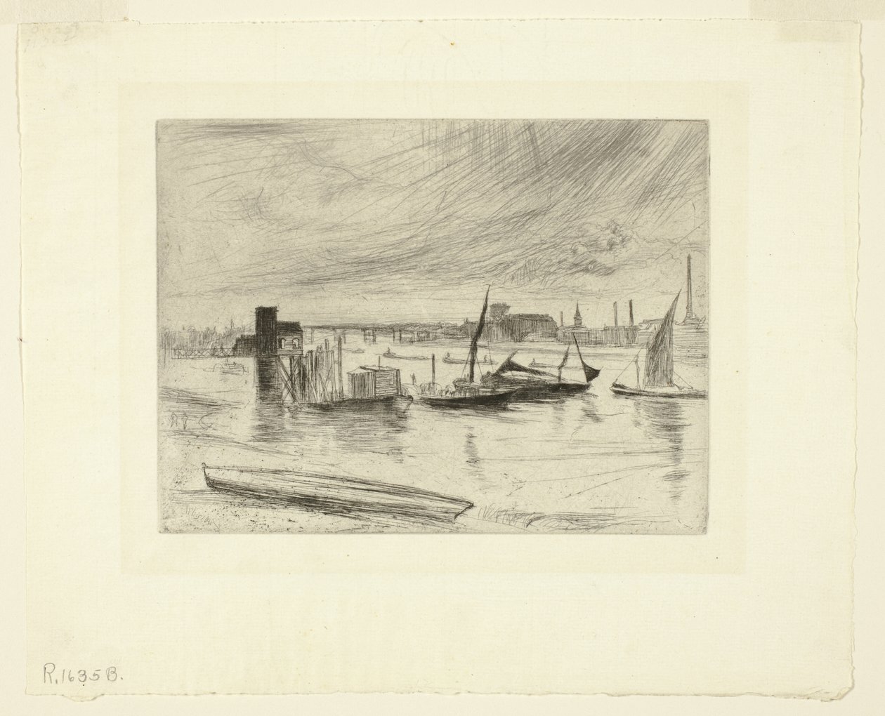 Amanecer en Battersea (Cadogan Pier) de James Abbott McNeill Whistler
