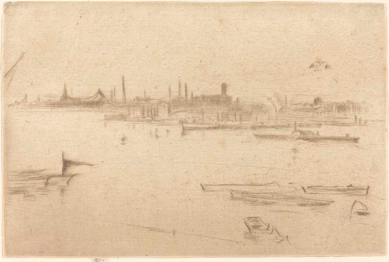 Battersea: Amanecer de James Abbott McNeill Whistler