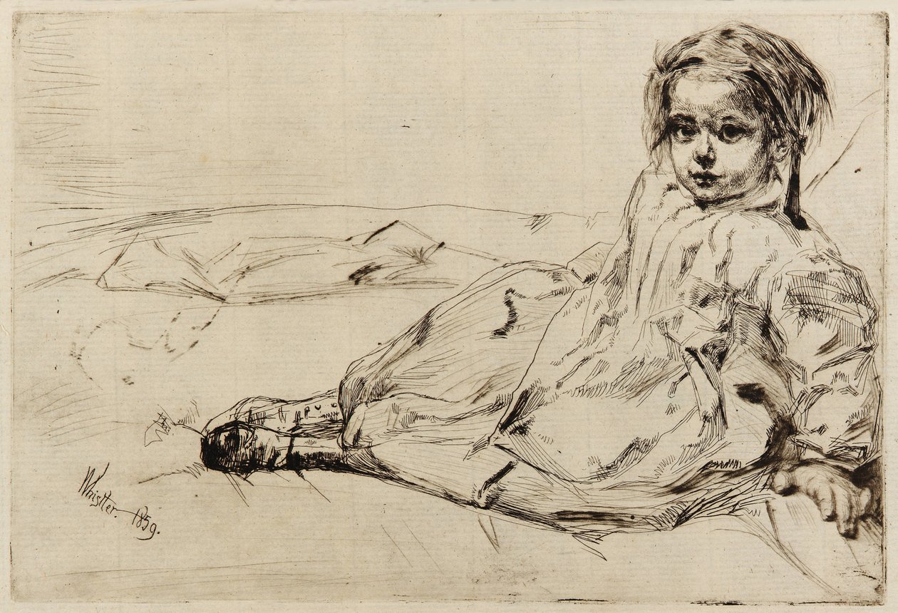 Bibi Valentin de James Abbott McNeill Whistler