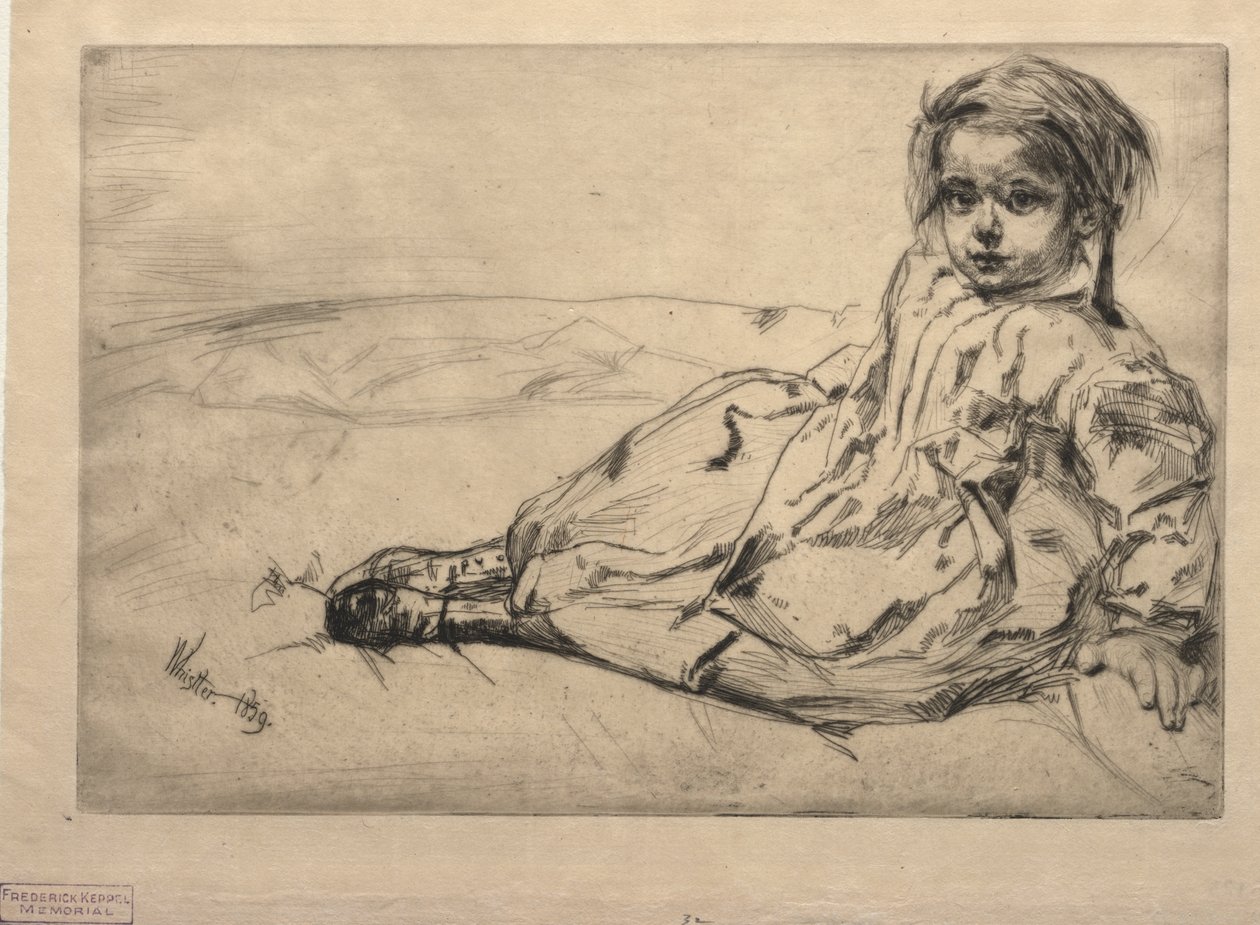 Bibi Valentin de James Abbott McNeill Whistler