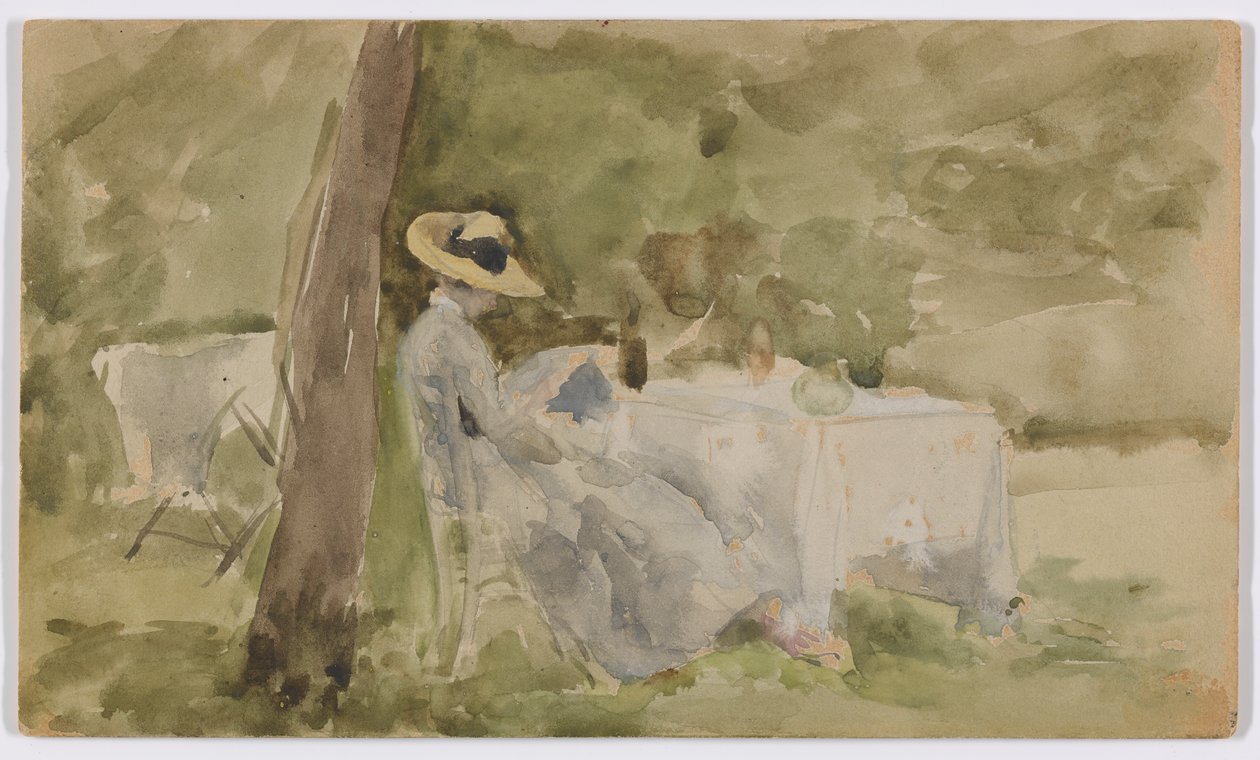 Desayuno en el jardín de James Abbott McNeill Whistler