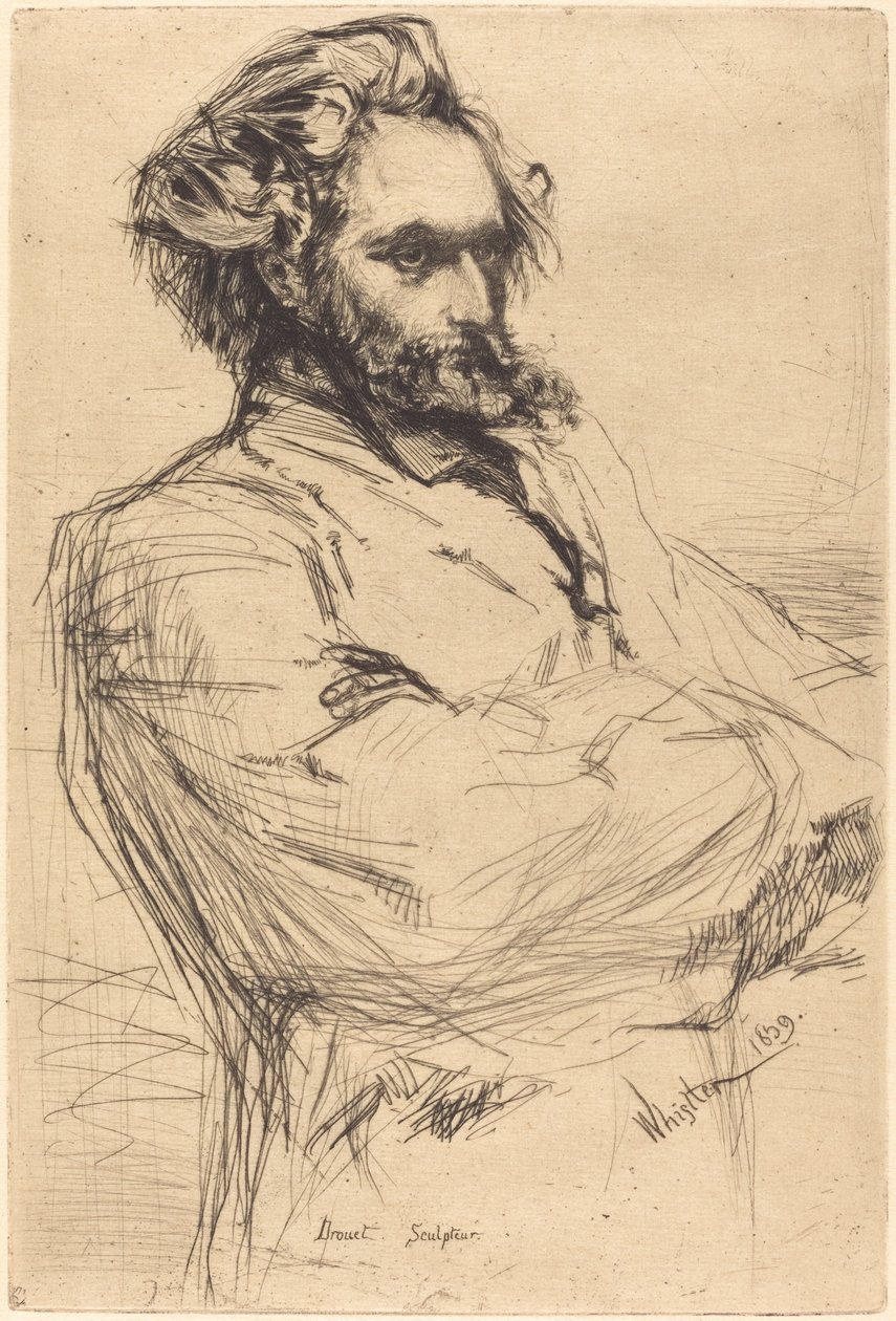 C. L. Drouet, escultor de James Abbott McNeill Whistler