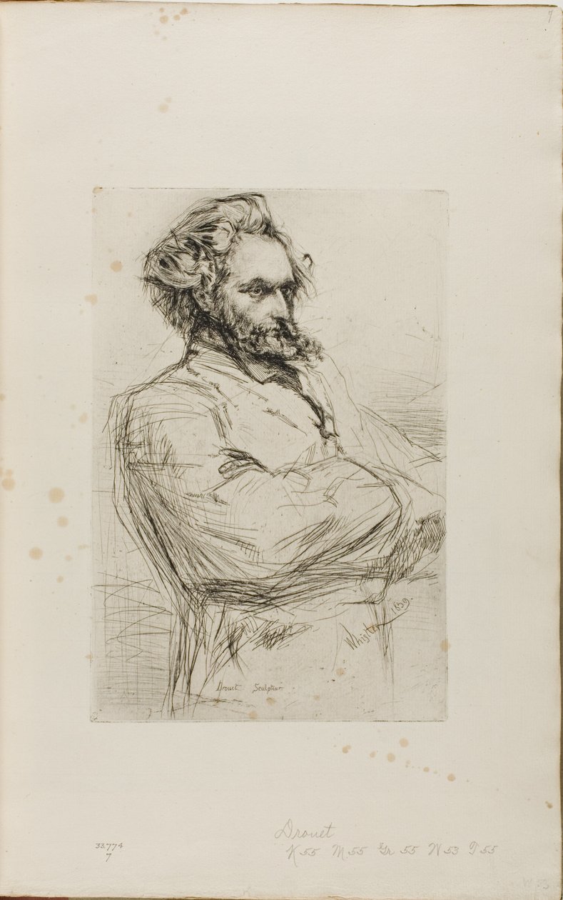 C. L. Drouet, Escultor de James Abbott McNeill Whistler