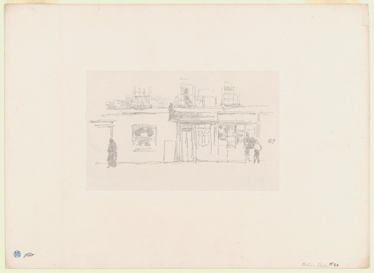 Tiendas de Chelsea de James Abbott McNeill Whistler