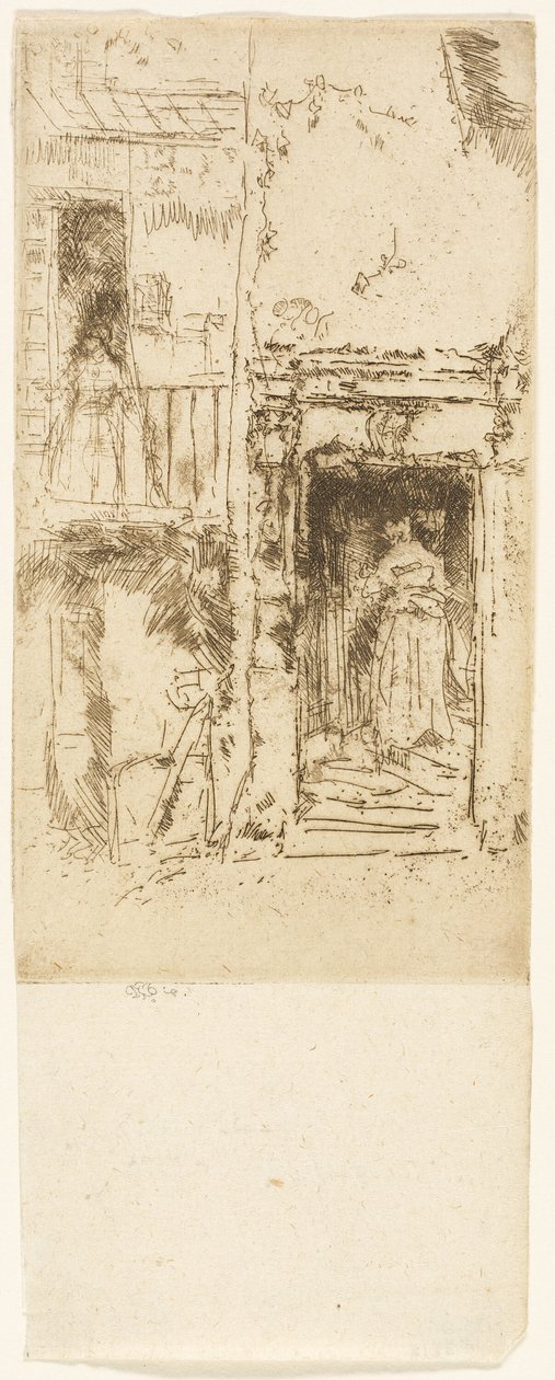 Entrada, Establos - Loches de James Abbott McNeill Whistler