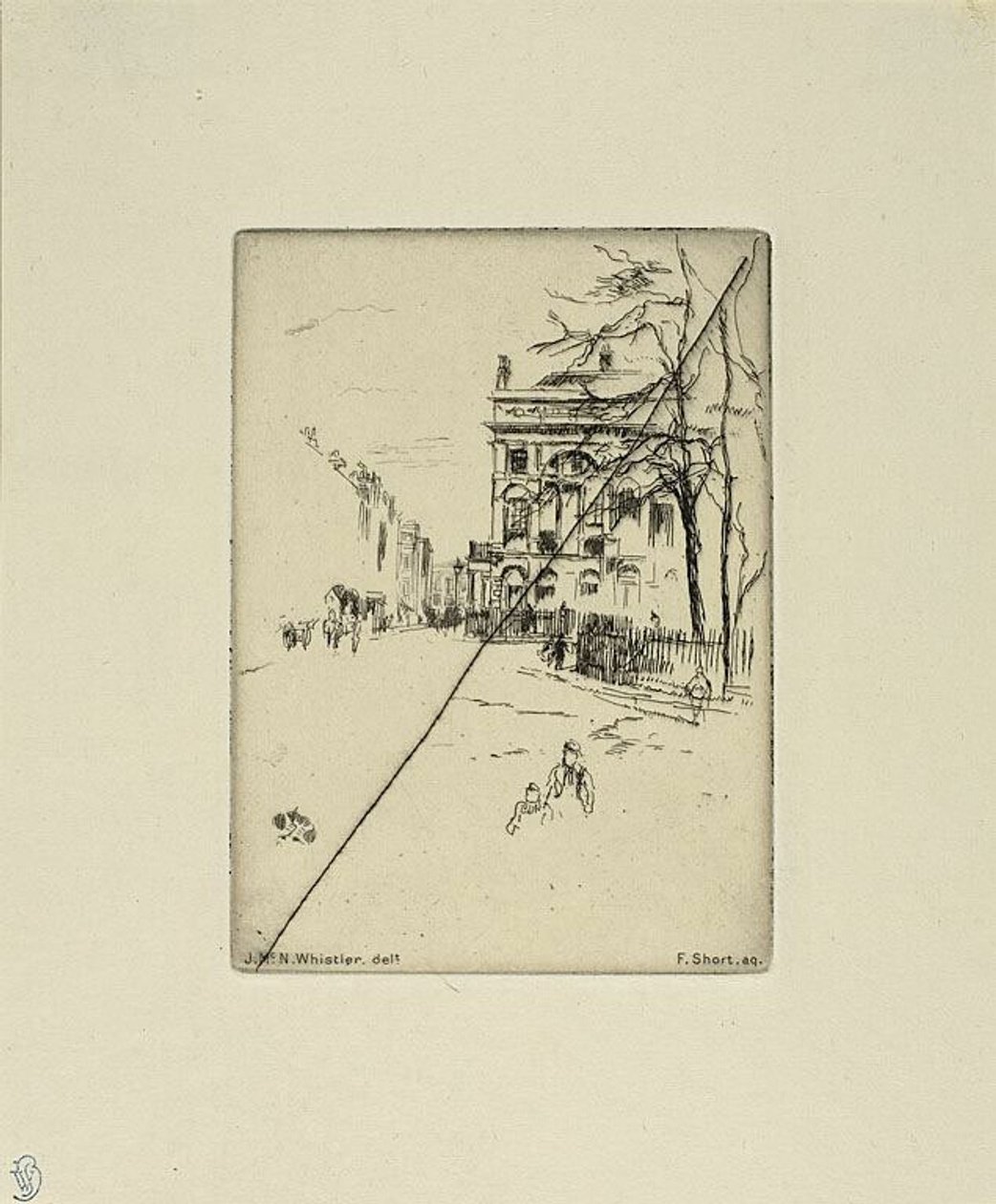 Plaza Fitzroy de James McNeill Whistler