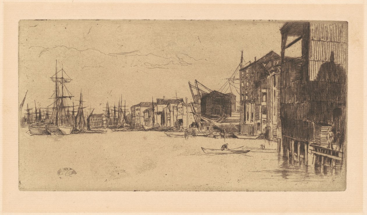 Muelle de Libre Comercio de James Abbott McNeill Whistler