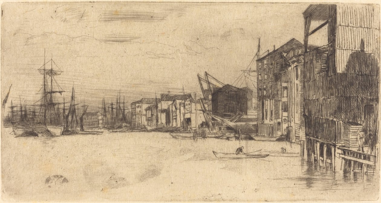 Muelle de Libre Comercio de James Abbott McNeill Whistler