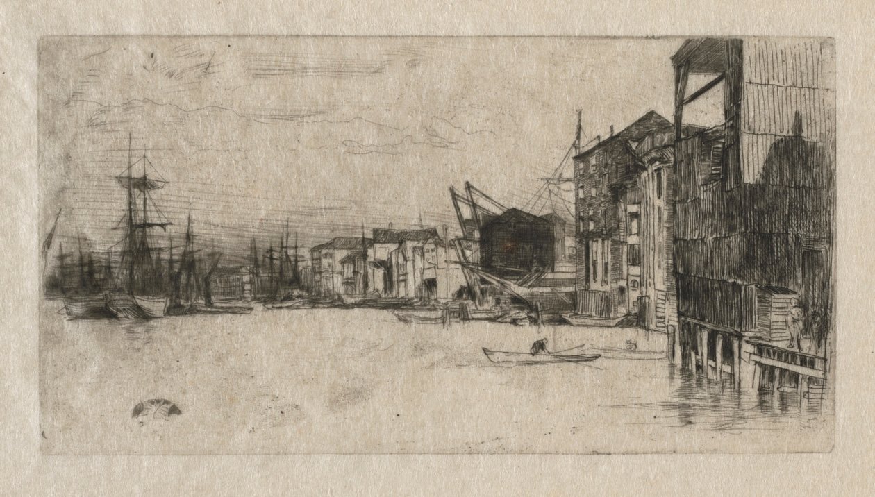 Muelle franco de James McNeill Whistler