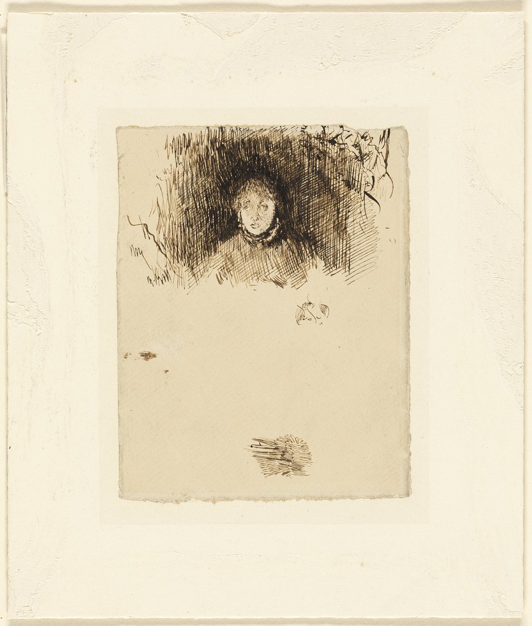 Cabeza de niña de James McNeill Whistler