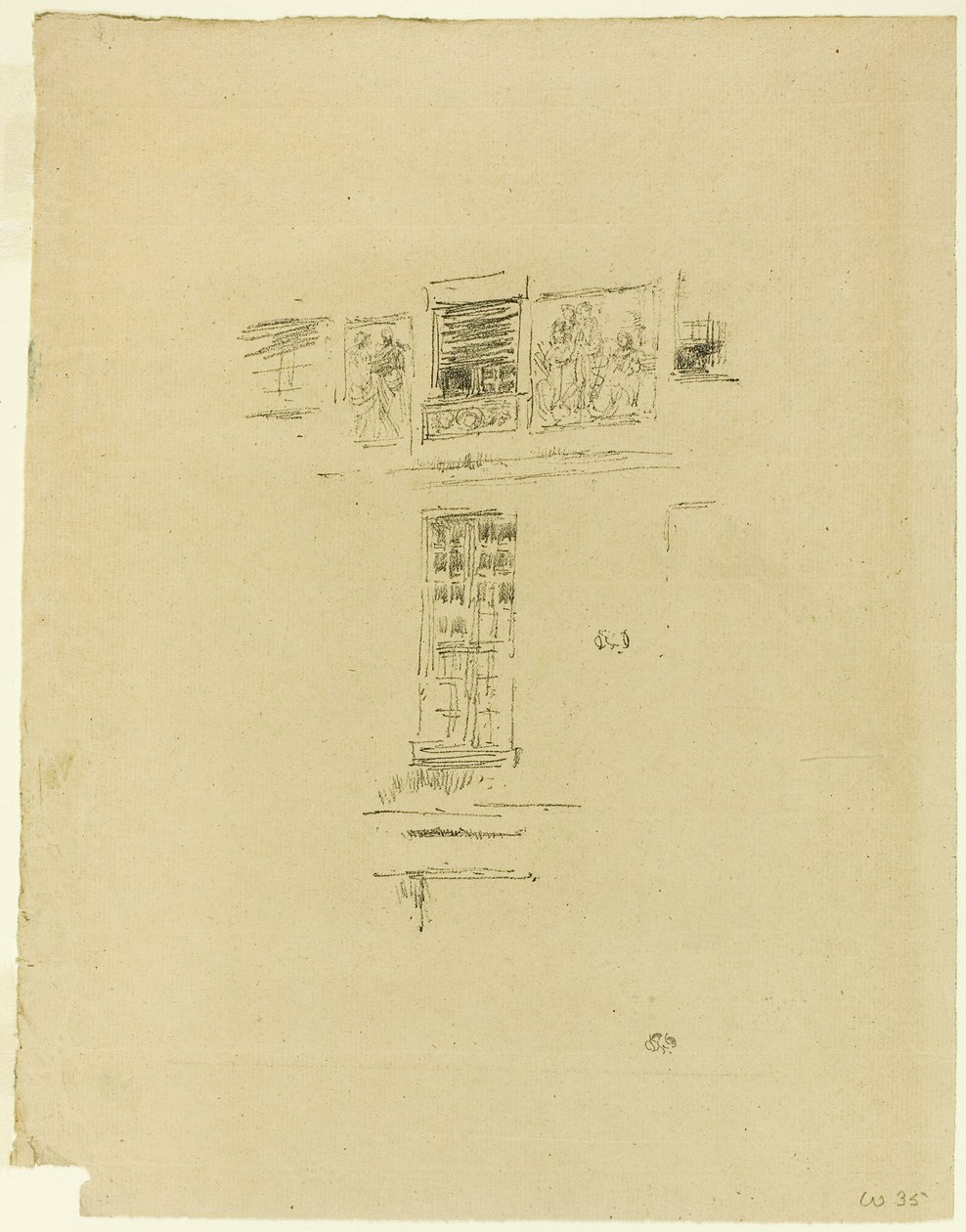 Ventanas del Hôtel Colbert de James Abbott McNeill Whistler