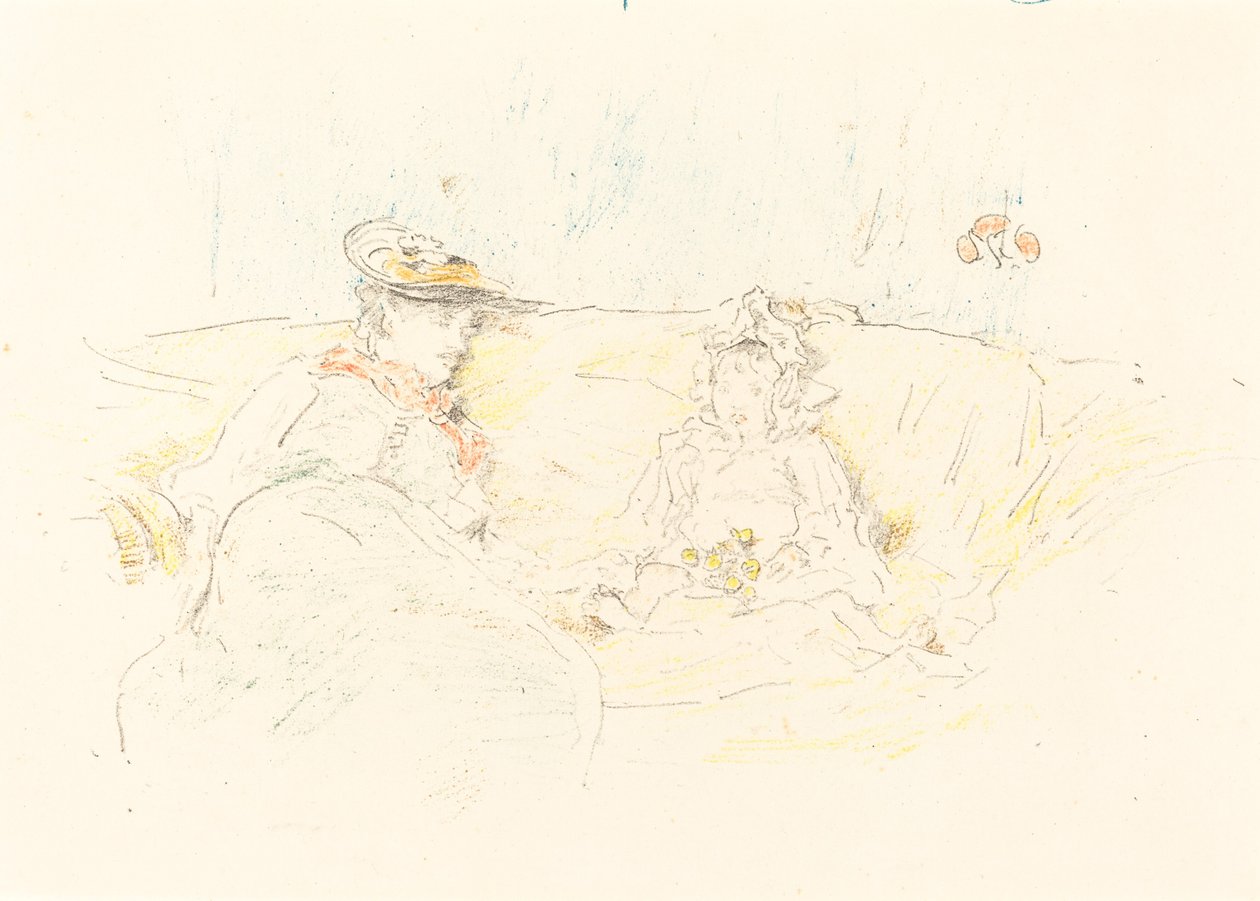 Dama y niño de James Abbott McNeill Whistler